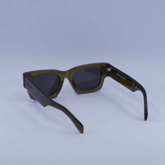 Palm Angels PERI089 BODIE 5907 Sunglasses Light Green Square Frame, Grey Lenses - Picture 5 of 9